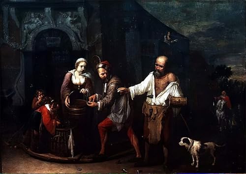 Cuadro il venditore di cozze de Ryckaert 60x90cm, el regalo artístico y cultural perfecto