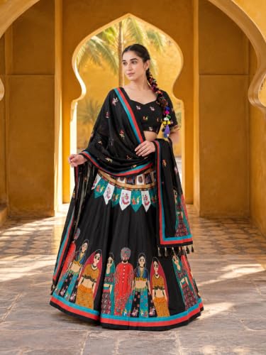 KAHIRAA WHOLETEX black lehenga choli – image 2