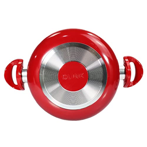 Jogo De Panelas 4 Peças Cerâmica 2,0 mm Vermelho