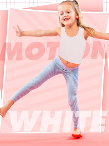 SATINIOR 6 Pieces Girls Dance Tank Tops Sleeveless Top for Gymnastics and Dancewear4