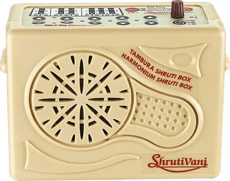 Boîte Shruti Electronique Carnatique avec double bourdon automatique Tambura et Harmonium