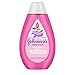 Johnson's Shiny & Soft Tear-Free Kids' Shampoo with Argan Oil & Silk Proteins, Paraben-, Sulfate- & Dye-Free Formula, Hypoallergenic & Gentle for Toddler's Hair, 13.6 fl. oz
