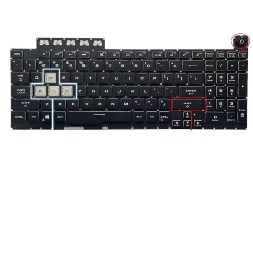 US �L�[�{�[�h Compatible With ASUS TUF Gaming A15 FA506 FA506iu FA506iv Fa506ii A17 FA706 Fa706ii FA706iu FX506 FX506L FX706 FX706H T