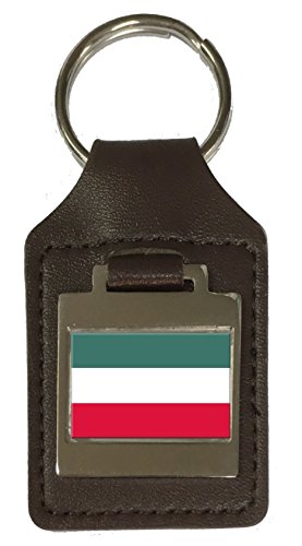 Porte-clés en cuir gravé Gorzon Wielkopolski fait main