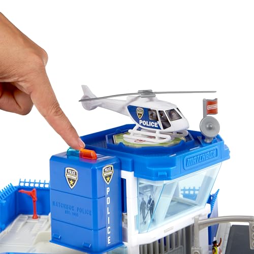 Matchbox Conjunto de Brinquedo de Ação Estação de Polícia