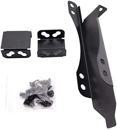 Dual Fan Mount Rack PCI Slot Bracket for Video Card DIY Support Fan Computer Radiator Holder,Stand Bracket Kit (Black Metal) for Computer Case Fans