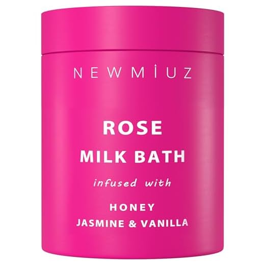 Calming Rose Coconut Milk Bath Soak Moisturize Soften Skin Honey Jasmine Vanilla Destress Luxury Spa Bath Salt Powder Stress Relief Gifts for Women