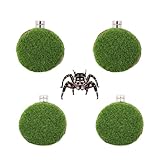 MHLLGN Jumping Spider Accessories, 4 Pack Wooden Ledges with Magnets, Natural Pine Spiders Ledges, Jumping Spider Enclosure Accessories, Magnetic Reptile Ledge