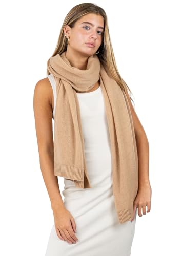 Velanio Cashmere Luxury Knitted Wrap Travel Shawl Scarf, Pashmina Stole, All-Season Scarf for Women Cashmere Wool Blend2