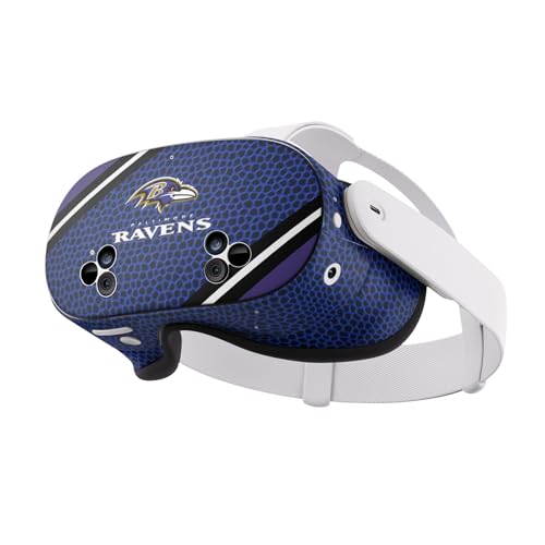 Skin Meta Quest 3S Baltimore Ravens : vinyle anti-rayures de Head Case Designs sous licence NFL
