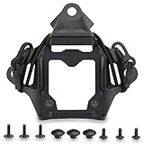 NVG Shroud For ACH/MICH/OPS-Core/Fast Tactical Helmet,NVG Goggles Sports Camera Mount Bracket Base (Black)
