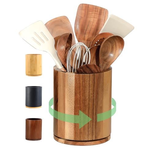 gorsent Wooden Utensil Holder