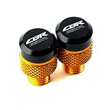 BERFFX Accessoires De Moto M10 * 1.25 Vis De Bouchon De Trou De Miroir en Aluminium CNC for CBR650R CB650R CBR 650R CB 650R 2018-2023 Vis De Trou De Miroir (Size : CBR650R Gold)