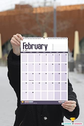 The MOST PRACTICAL Wall Calendar 2023 | Excellent wall planner calendar for family & work | Month to view format, Elegant minimalist design Wall Calendar Planner in a LARGE SIZE (42x30 cm)