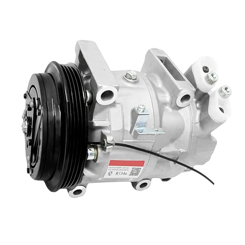 Car AC Compressor CWE618，Compatible For Nissan Elgrand 2.5L 3U130-45010 92600-WL80A 92600-WL000 3U13045010 92600WL80A 92600WL000 4 PK 12V