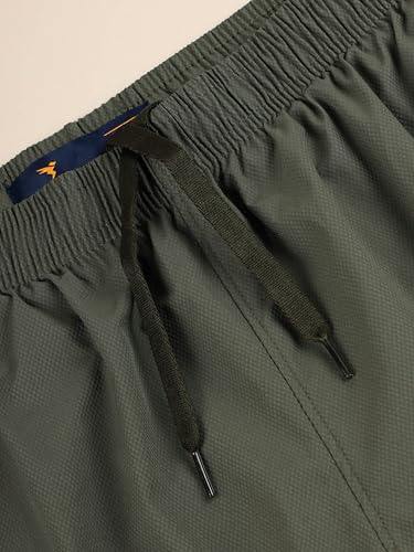 Image of TECHNOSPORT Men's Solid Woven Slim Fit Shorts for Running, Sports & Gym Workout with 2 Way Stretch