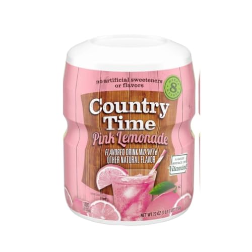Lemonade Variety Bundle, Original Lemonade & Pink Lemonade Drink Mix 19oz, (2 pack), by Litezout