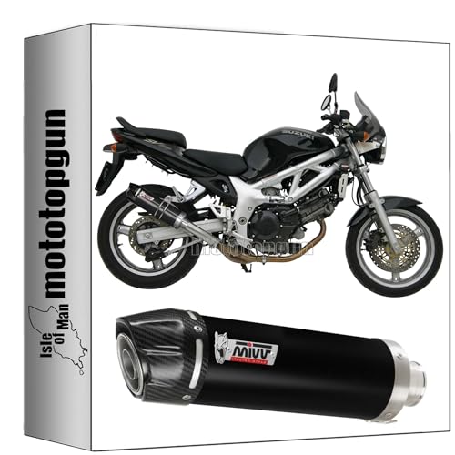 Pot echappement Mivv acier noir pour Suzuki SV 650 1999-2002