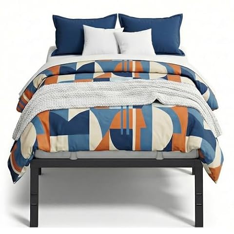 Songmics Home VASAGLE Twin Metal Bed Frame 16 Inches Tall, 550 lb Weight Capacity, No Box Spring… — $37.79 (10% off)