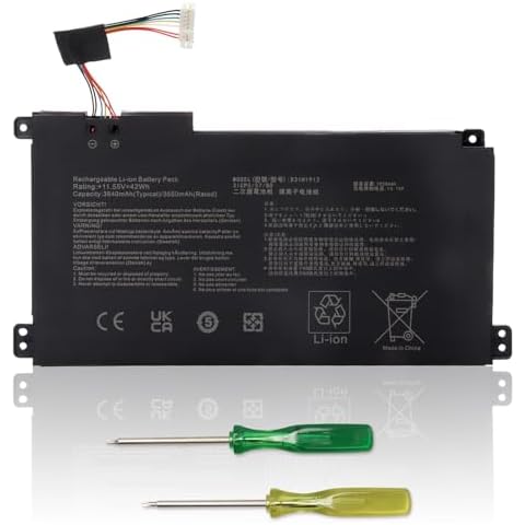 OPAHUTER 42Wh Battery for Asus VivoBook Cover
