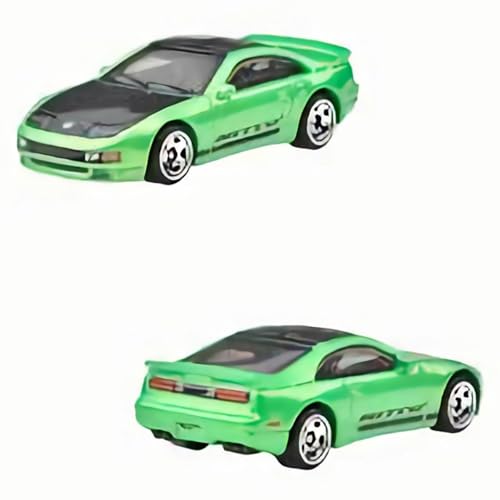 Hot Wheels Nissan 300ZX Twin Turbo verde 1:64 miniatura 2