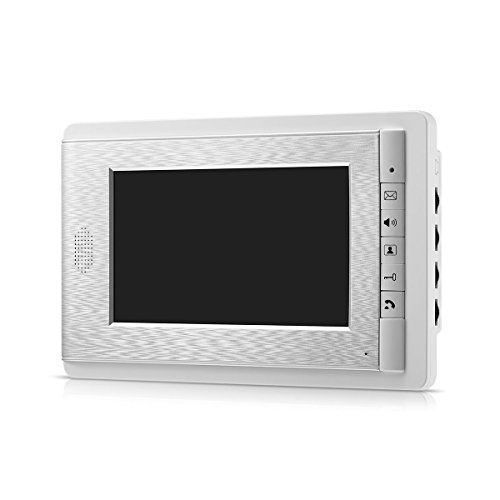 AMOCAM 7 Inch Color LCD Screen 2-way Hands Free intercom Video Door Phone