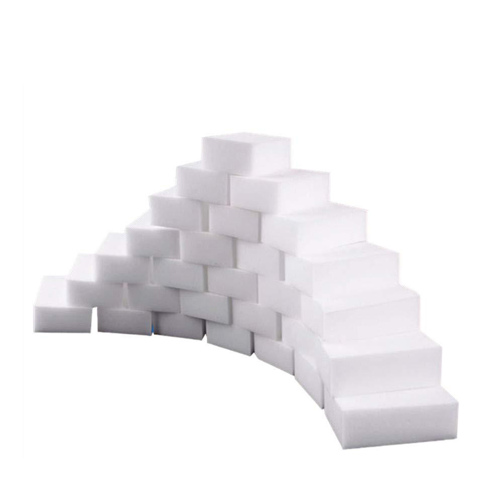 Limpiador de Melamina con Borrador de Esponja Mágica, 100/20/50 Piezas de Borrador de Esponja Mágica - Esponjas de Limpieza Blancas que No Rayan, Esponja de Limpieza del Hogar
