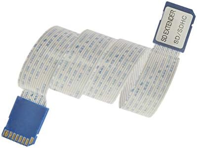 OUSHE SD Card Extension Cable Male to Male Adapter Flexible Data Transfer Memory Card Extender Cord for SLR Camera/Raspberry Pi/Car GPS/Arduino/3D Printer/Monitoring System/TV and Other Devices,60CM