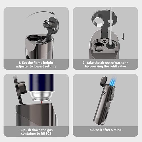 Encendedor Pinnacle Triple Llama con Cortador - Gun Metal miniatura 5