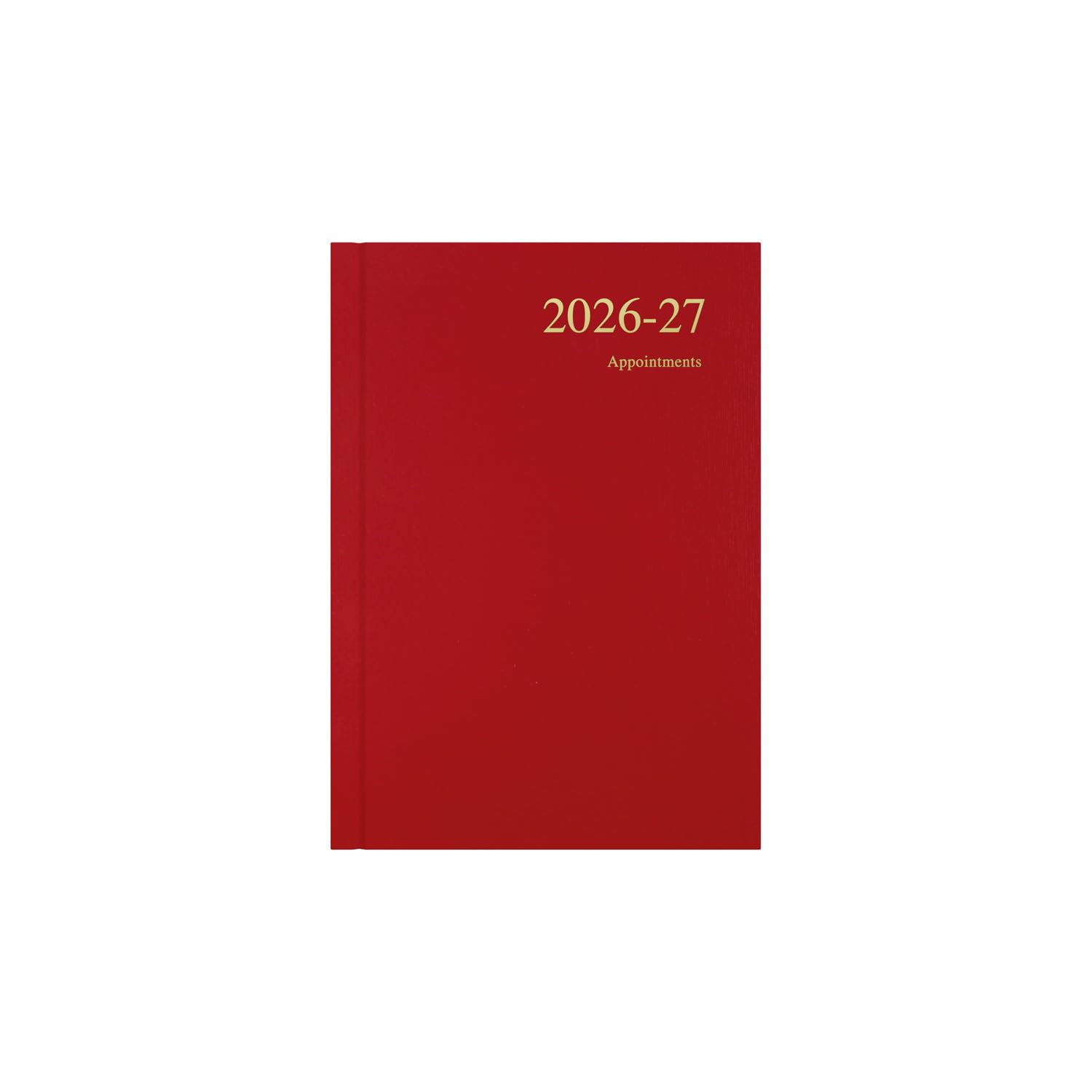 2026-2027 Mid/Academic Year Planner - 13 Month A5 Day-to-Page with Appointments - Collins Debden Essential Range Red