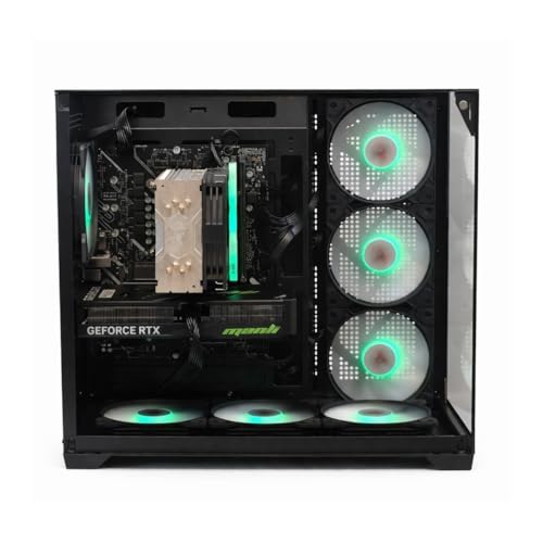 كمبيوتر العاب سوبر لايت من برو تيك سوليوشنز، انتل i5-14400F، RTX 5060 Ti 16GB، 16GB DDR5 5600MHz، 1TB الجيل الرابع NVMe SSD، وحدة امداد طاقة 750 واط، حافظة 7 مروحة، ويندوز 11 برو، كفالة لمدة عامين