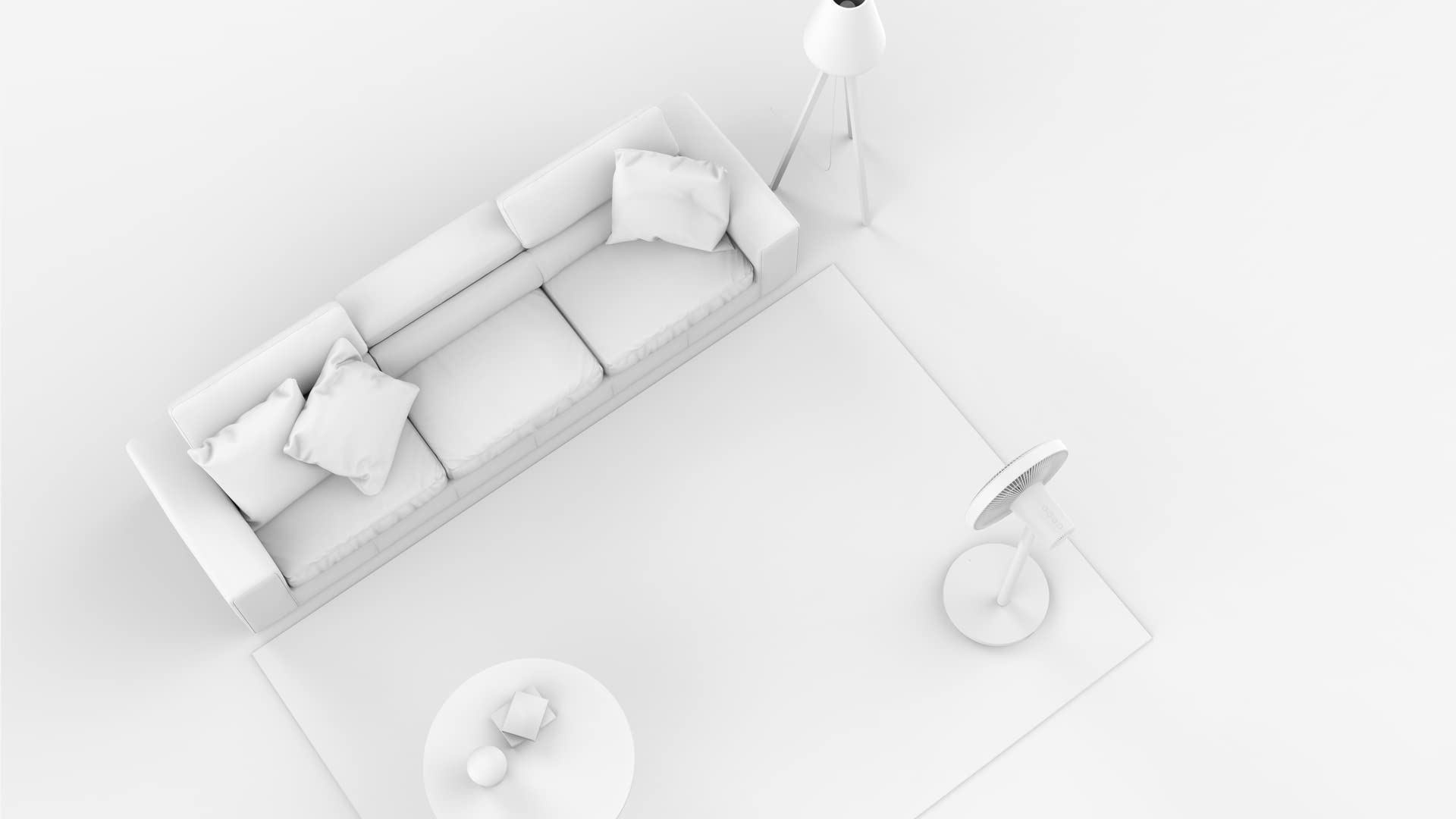 Xiaomi Mi Smart Standing Fan 2 Lite - Ventilatore da tavolo e piantana con connessione opzionale per iOS/Android Mi Home (38 W, 38-58 dB, 3 livelli di velocità, compatibile con Alexa e Google