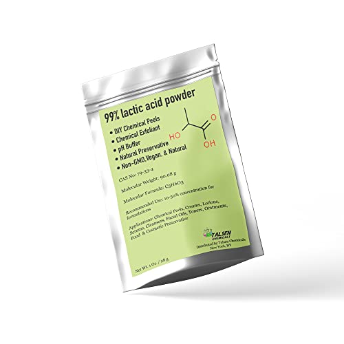 Lactic Acid Powder Lactic Acid Food And Cosmetics Grade Diy Lactic Acid Peel For Skin Moisturizing By Talsen Chemicals (4 Ounce (Pack Of 1)) #TOP19