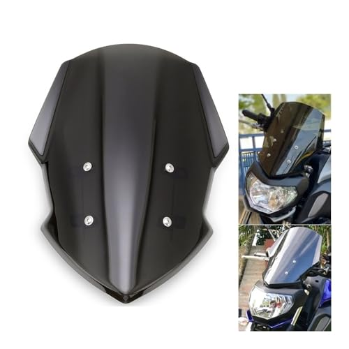 Pare-brise de moto MT07 support rigide et finition profilée