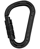 Carga de rotura kN: 24/9/8 EDELRID HMS Magnum Triple Carabiner, Adultos Unisex, Night, Talla única