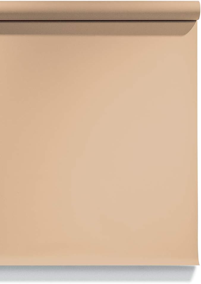 Superior Seamless Photography Background Paper, #66 Wheat 86 inches Wide x 36 feet Long (Made in USA)