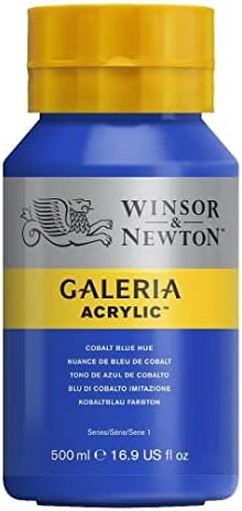 Winsor & Newton, Galeria Acrylic, Cobalt Light Blue Hue, 500ml