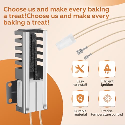 Image of 5304509706 316489402 Range Oven Igniter for Frigidaire - for Kenmore 790 Series Replaces 316119301 316489408 4545981 AP6230715 PS12071409 EAP12071409 for Crosley for Tappan Gas Range | by PANDEELS