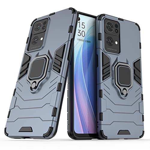Rugged Case for Oppo Reno7 Pro 5G,Ring Holder Case for Oppo Reno7 Pro 5G,Finger Loop Case with 360 Degree Rotatory Ring Stand