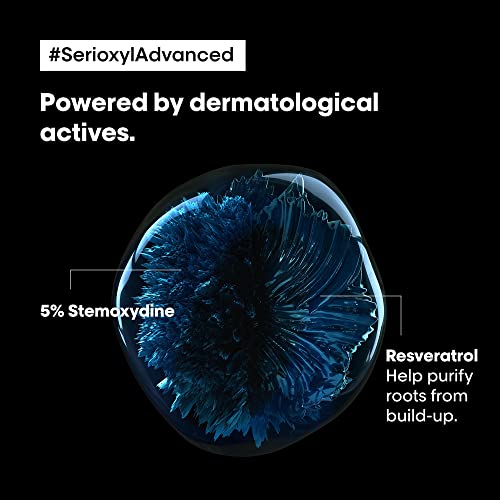 L'Oréal Professionnel Serioxyl Advanced Density Activator Serum, Densifying Scalp Treatment for Thinning Hair, Serie Expert, 90ml - 4