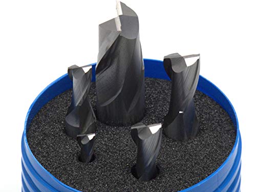 WSH-TOOLS Langlochfräser HSS-E-Co8 DIN327 mit Zentrumschnitt 5-teilig Cover