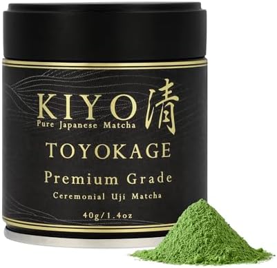 Kiyo Matcha Premium Grade Toyokage Ceremonial Uji Matcha - Pure Japanese Firs...