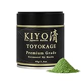 Kiyo Matcha Premium Grade Toyokage Ceremonial Uji Matcha - Pure Japanese First Harvest Ceremonial Grade Matcha Green Tea Powder from Uji, Japan (40g/1.4oz)
