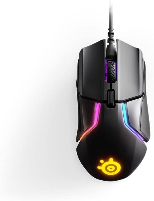 SteelSeries Rival 600 - Gaming Mouse - 12,000 CPI TrueMove3+ Dual Optical Sensor - 0.05 Lift-Off Distance - Weight System,Black