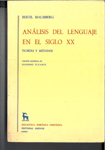 Analisis del lenguaje en el siglo xx