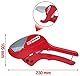 KS Tools 222.0005 Automatik-Kunststoff-Rohrschere 0-42mm, 230mm