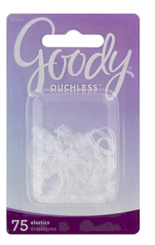 Goody Mini Polybands, Clear, 75CT