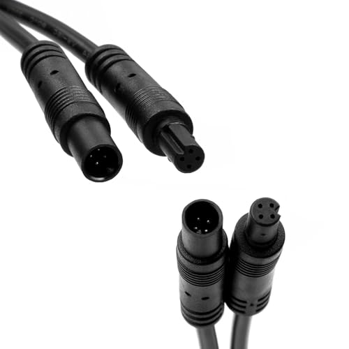Image of 4Pin Dash Cam Extension Cable 4Pin Backup Camera Extension Cord, Rear View Mirror Camera Extension Wire, Dashcam Rear Camera Extension Cable, Rearview Reverse Camera Extension Cord (6.5FT)