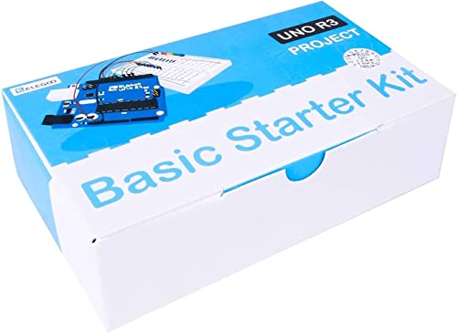 ELEGOO Conjunto Básico de Iniciación Compatible con Arduino IDE con Guías Tutorial en Español, Starter Kit para Arduino UNO con Placa UNO R3 y Protoboard