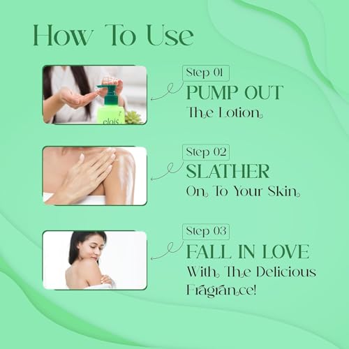 Image of Elois Moisturising Body Lotion Natural & Pure Hydrating & Refreshing Body Moisturizer Cream Lotion - Intensive Care Moisturiser For Oily & Dry Skin - 300ml (300ml, Aloe Vera)